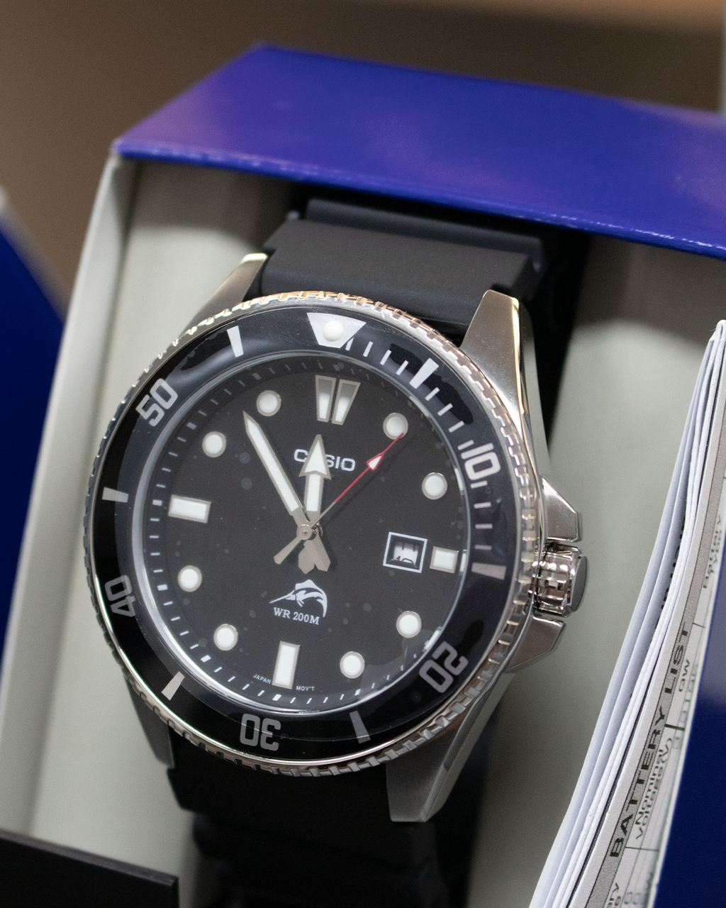 Casio Duro "Marlin" Negro | El Icono Definitivo del Buceo